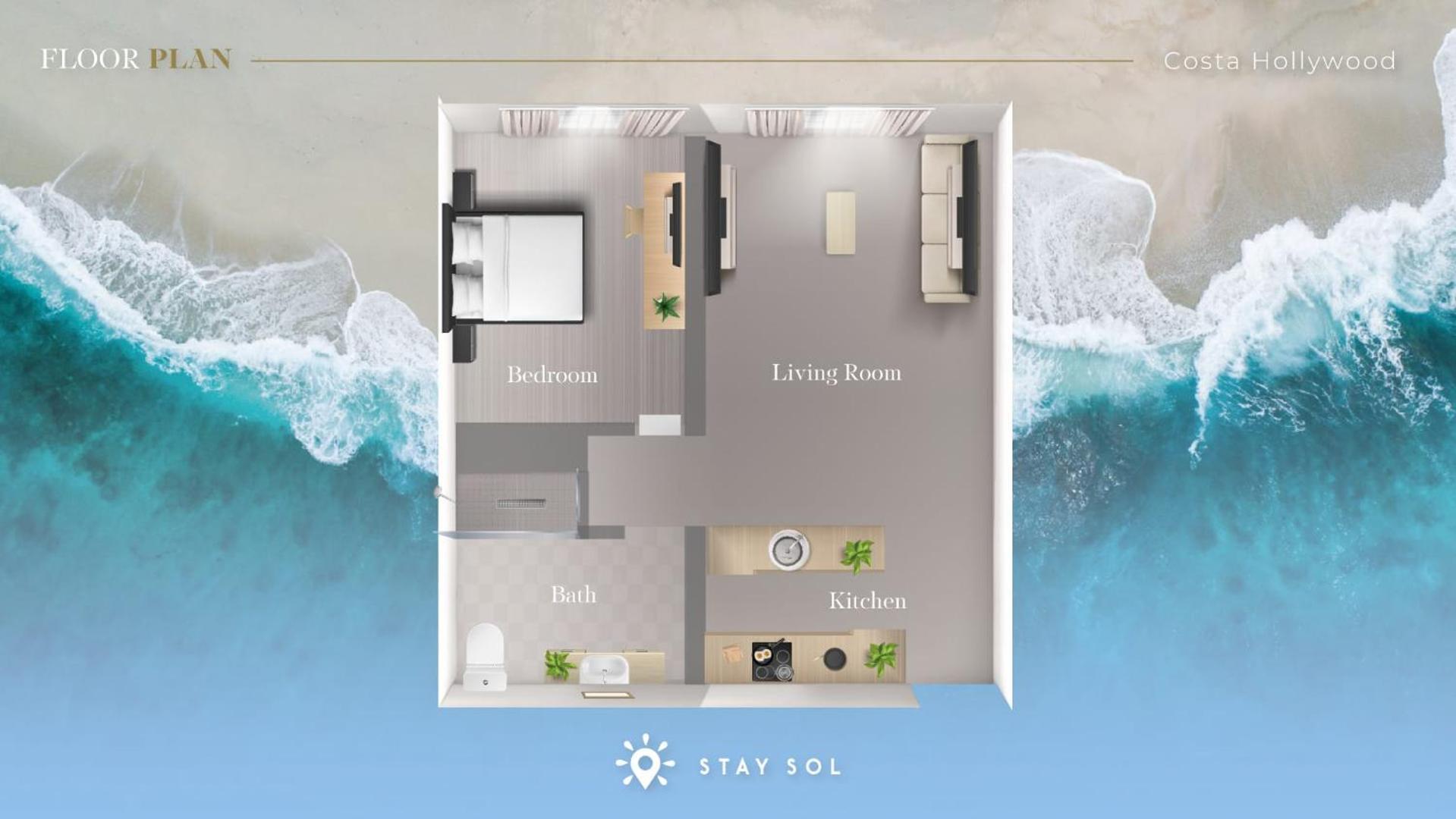 Rooftop Pool - Hot Tub - Gym - Near Appartement